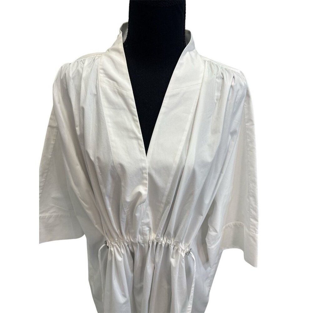 Carla Rockmore Womens White Everyday Everywhere Shirt Dress Size XL - Picture 4 of 10
